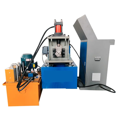 Otomatik Metal Şerit 50 * 50 L Açılı Çelik Soğuk Rulo Şekillendirme Makinesi Özelleştirilmiş