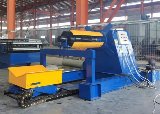 Bobin Arabalı Otomatik Çelik Rulo Açıcı Hidrolik 5 Ton 7 Ton 10 Ton