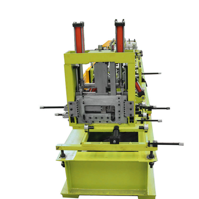 Düzenlenebilir 45# Çelik Cz Purlin Roll Forming Machine Hidrolik Kesme Modu