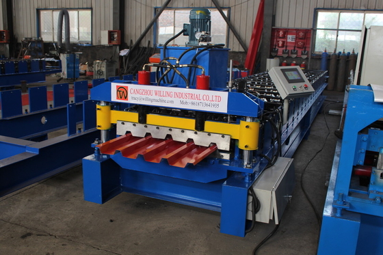 Hidrolik Kesme 400mm Çift Katmanlı Rulo Oluşturma Makinesi Yüksek Hız