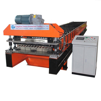 Hidrolik kesim ile 850mm dalgalanmış tipleri şekillendiren makine