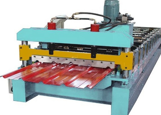 PLC kontrol sistemi ile hassas hidrolik kesme çatı rulo şekillendirme makinesi
