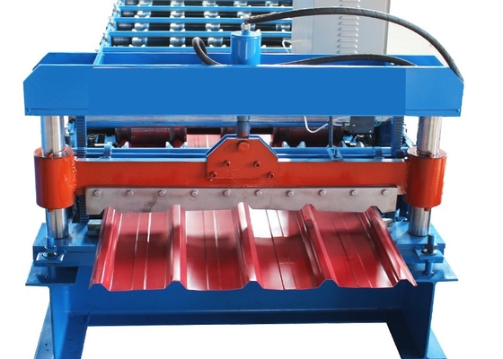 2T Kapasite Zincir Sürücü Çatı Plakası Rulo Formasyon Makinesi 1250mm ve 380V Güçlü