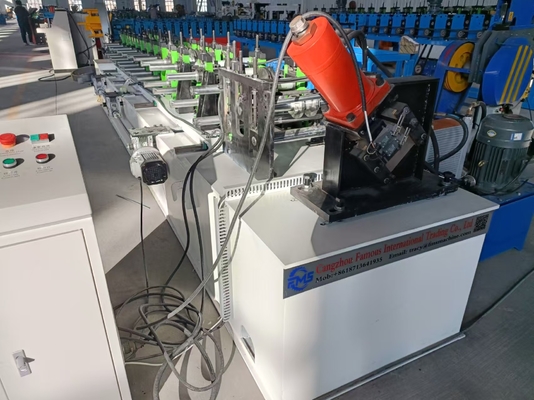 1200 mm hafif çelik çerçeve rulo şekillendirme makinesi PLC Delta