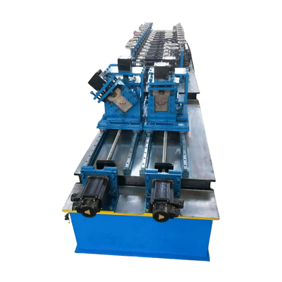 Özelleştirilebilir Çift Satırlı C U Stud Ve Track Roll Forming Makinesi Hızı 10-25m/Min