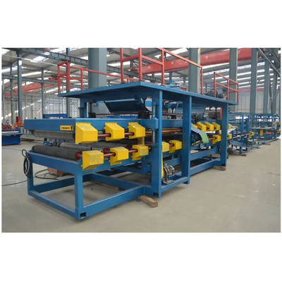 Rock Wool / Mineral Wool Isolation Sandwich Panel Roll Forming Machine / Üretim hattı Fiyatlar