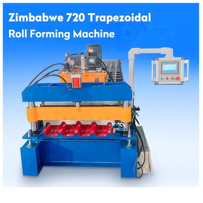Özelleştirilebilir 5V Trapezoidal Trapezoidal Çatı Plakası Çelik Yapma Makinesi Çift Katman Çatı Demir Yaprak Metal Üretim Soğuk Rulo Yapım Makinesi