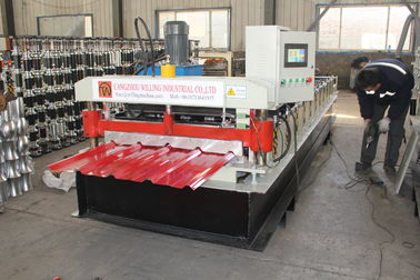 IBR Rib tipi Çatı Rulo Formasyon Makinesi 36 Kapsama 3/4 Yüksek Kabuklar Kolay İşleme
