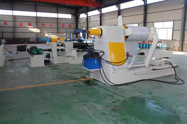 Hidrolik Rulo Açıcı ve Recoiler ile Ağır Hizmet Tipi Bobin Dilme Makinesi 15 - 35 Ton