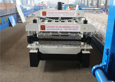 Metal Dekorasyon 380v 50hz Panjur Kapı Şekillendirme Makinesi Dişli Tekerlek Sürüş