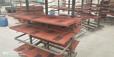 Renkli Dekoratif 0.35mm Taş Kaplı Metal Çatı Kiremitleri