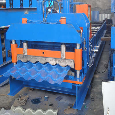 Otomatik Kiremit PPGI Renkli Çelik Rulo Şekillendirme Makinesi 0.3-0.8mm