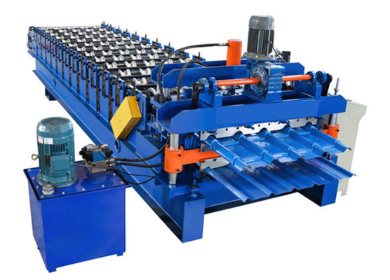 Oluklu Ibr 1220mm Çift Katmanlı Çatı Kaplama Rulo Şekillendirme Makinesi