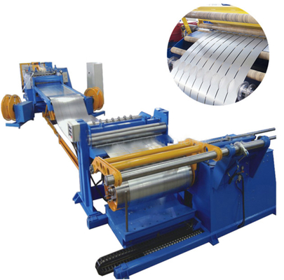 0.3-2x1250mm Boy Kesme ve Dilme Hattı Metal Plaka Makinesi Tam Otomatik