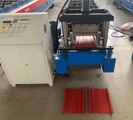 Plc Kendinden Kilitli Ayakta Dikişli Çatı Rulo Şekillendirme Makinesi 15m / Min 3p