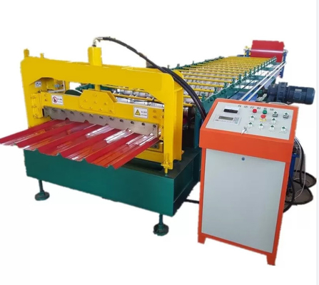 Galvanizli Profil C10 Çelik Çatı Rulo Şekillendirme Makineleri Metal Bilgisayarlı