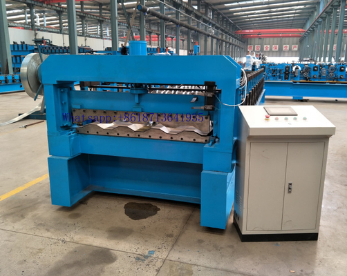 Konteyner Panosu 15m / Min Duvar Paneli Rulo Şekillendirme Makinesi Tam Otomatik