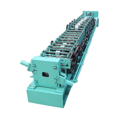 Metal Gl Aşağı Boru Rulo Şekillendirme Makinesi Çelik Yağmur Oluğu 22 İstasyon Yapımı