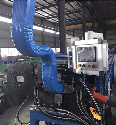 Kare 0.6mm PPGI Aşağı Boru Rulo Şekillendirme Makinesi Tam Otomatik