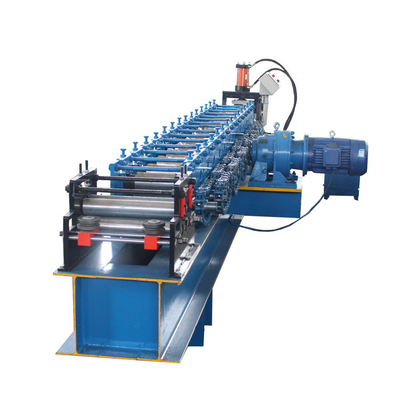 45 Çelik Rulo Malzemesi 7.5KW PLC Kontrol Sistemi ile Kapı Çapalı Rulo Yapım Makinesi